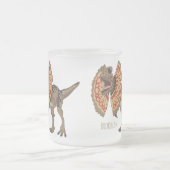 Dilophosaurus-Cartoon Mattglastasse (Mittel)