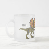 Dilophosaurus-Cartoon Mattglastasse (Links)