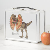 Dilophosaurus-Cartoon Metall Brotdose (Beispiel)