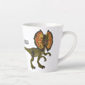 Dilophosaurus-Cartoon Milchtasse (Rechts)