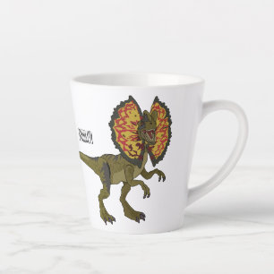 Dilophosaurus-Cartoon Milchtasse
