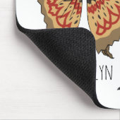 Dilophosaurus-Cartoon Mousepad (Ecke)