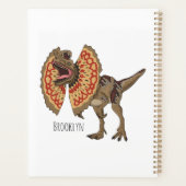 Dilophosaurus-Cartoon Planer (Rückseite)