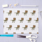 Dilophosaurus-Cartoon Seidenpapier (Handwerk)