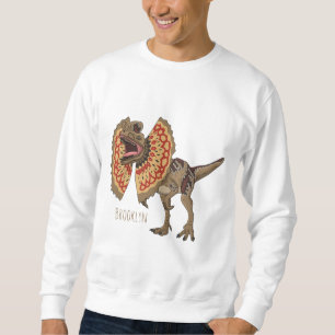 Dilophosaurus-Cartoon Sweatshirt