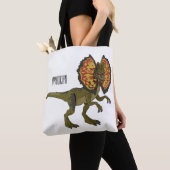 Dilophosaurus-Cartoon Tasche (Von Nahem)