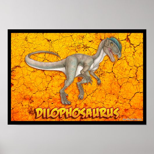 Dilophosaurus deluxe poster (Vorne)