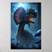 Dilophosaurus Dinosaur Poster (Vorne)