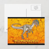 Dilophosaurus Postkarten (Vorne/Hinten)