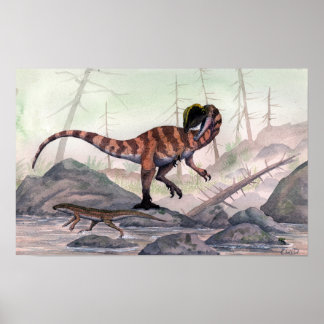 Dilophosaurus Print Poster