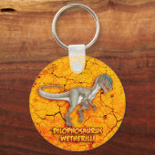 Dilophosaurus Schlüsselanhänger (Vorderseite)