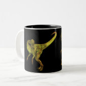 Dilophosaurus Zweifarbige Tasse (Vorderseite Links)