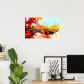 Diluc von Genshin Impact Poster (Heimbüro)