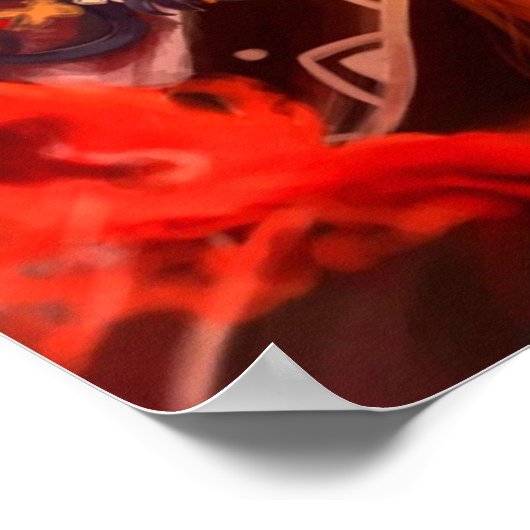 Diluc von Genshin Impact Poster (Ecke)