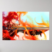 Diluc von Genshin Impact Poster (Vorne)