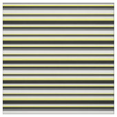 Dim Grau, Light Cyan, Gelb & Schwarz Muster Stoff (Muster)
