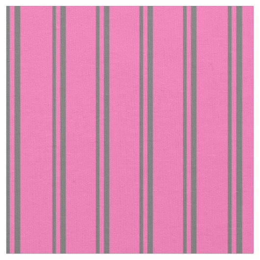 Dim Grau und Hot Pink Lined Muster Stoff (Nahaufnahme)