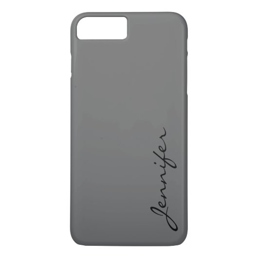 Dim-grauer Farbhintergrund Case-Mate iPhone Hülle (Rückseite)