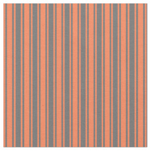 Dim Gray and Coral Pattern Stoff