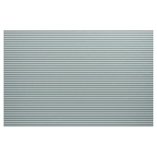 Dim Gray and Turquoise Lined Pattern Stoff (Yard (91,4 cm))