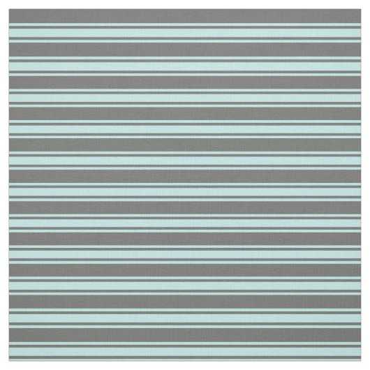 Dim Gray and Turquoise Lined Pattern Stoff (Muster)