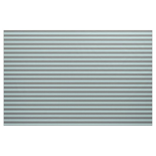 Dim Gray and Turquoise Lined Pattern Stoff (Fat Quarter (45,7 x 55,9 cm))