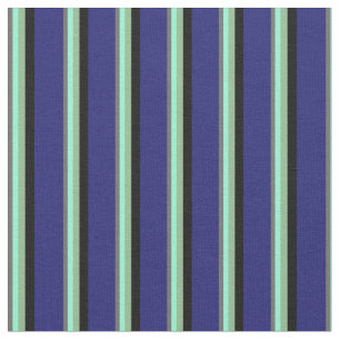 Dim Gray, Aquamarine, Dark Sea Green, Black & Blue Stoff