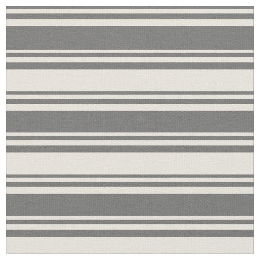 Dim Gray & Beige Farbmuster Stoff (Nahaufnahme)