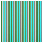 Dim Gray, Cyan, Light Cyan & Dark Green Pattern Stoff (Muster)