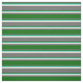 Dim Gray, Dark Green, Türkis und Bisque Lines Stoff (Muster)