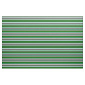 Dim Gray, Dark Green, Türkis und Bisque Lines Stoff (Fat Quarter (45,7 x 55,9 cm))