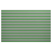 Dim Gray, Dunkelgrün und hellgelbe farbige Linien Stoff (Fat Quarter (45,7 x 55,9 cm))