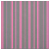 Dim Gray & Hot Pink Linke Muster Stoff (Muster)