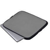 Dim Gray Laptop Sleeve (Vorne Knopf)