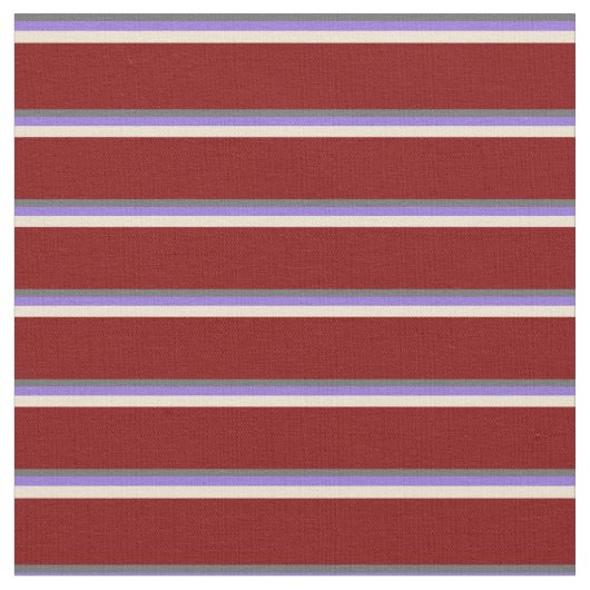 Dim Gray, Lila, Beige & Maroon Muster Stoff (Nahaufnahme)