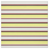Dim Gray, Maroon, Hellgelb, Gelb und Schwarz Stoff (Muster)