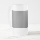 Dim Gray Mattglas Bierglas (Vorderseite Links)