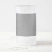 Dim Gray Mattglas Bierglas (Mittel)