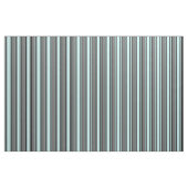 Dim Gray, Türkis und Schwarze Linien Stoff (Fat Quarter (45,7 x 55,9 cm))