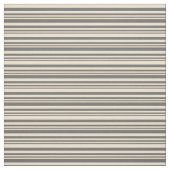 Dim Gray und Beige Streifen Muster Stoff (Muster)