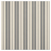 Dim Gray und Beige Streifen Stoff (Muster)
