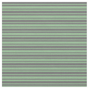 Dim Gray und Dark Sea Green Lines Stoff