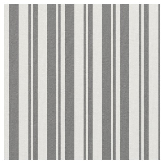 Dim Gray und Minze Creme farbige Linien Stoff (Nahaufnahme)