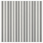 Dim Gray und Minze Creme farbige Linien Stoff (Muster)