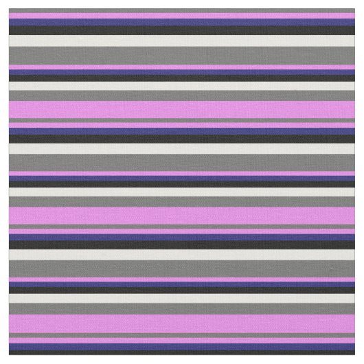 Dim Gray, Violet, Midnight Blue, Black and White Stoff (Nahaufnahme)