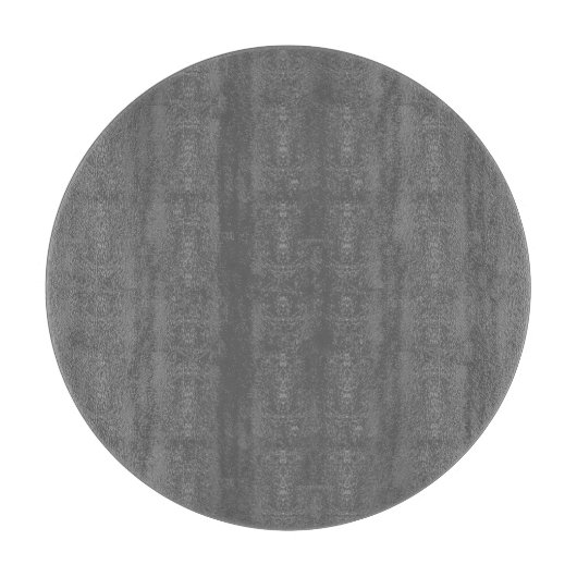 Dim Grey Round Glass Cutting Board Schneidebrett (Vorderseite)