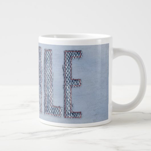 Dim-Lächeln Jumbo-Tasse (Rechts)