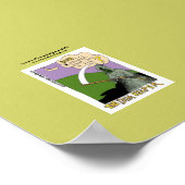 Dim Sensenmann Funny Halloween Leinwand drucken Poster (Ecke)