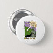 Dim Sensenmann Halloween Funny Cartoon Button (Vorne & Hinten)