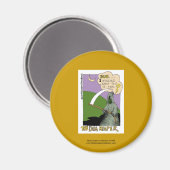 Dim Sensenmann Halloween Funny Cartoon Magnet (Vorderseite/Rückseite)